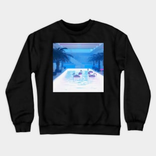 9 0 s  l o u n g e & p o o l Crewneck Sweatshirt